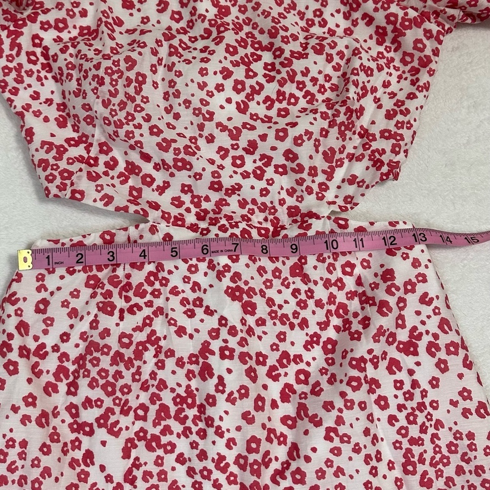 NWOT KEEPSAKE the Label Red and White Casual Floral Sundress Size S - Picture 12 of 16